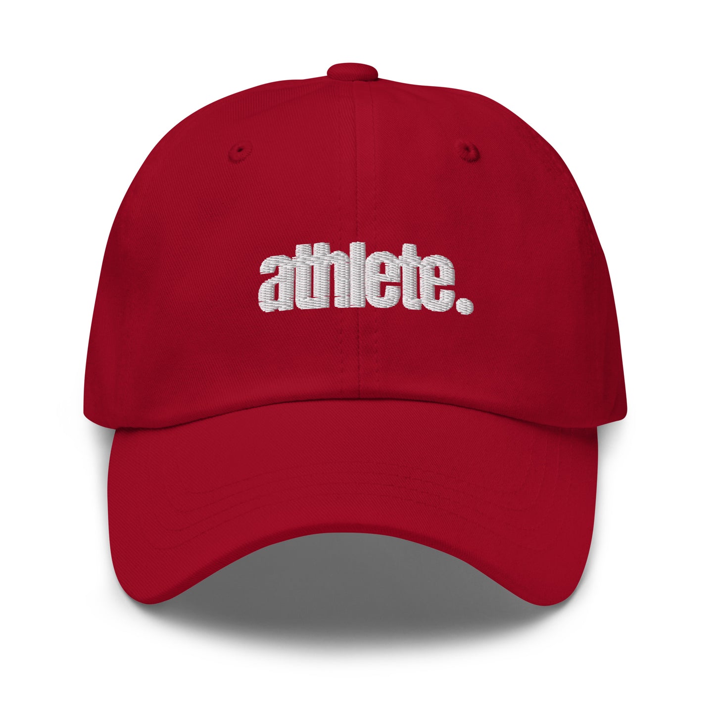 "athlete." Dad hat