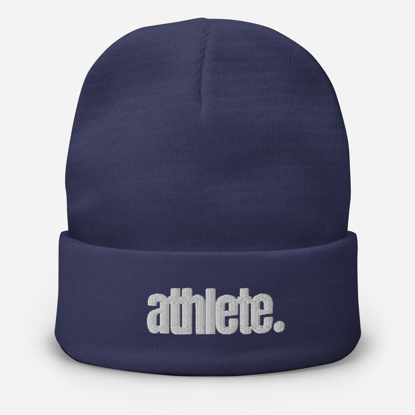 "athlete." Embroidered Beanie